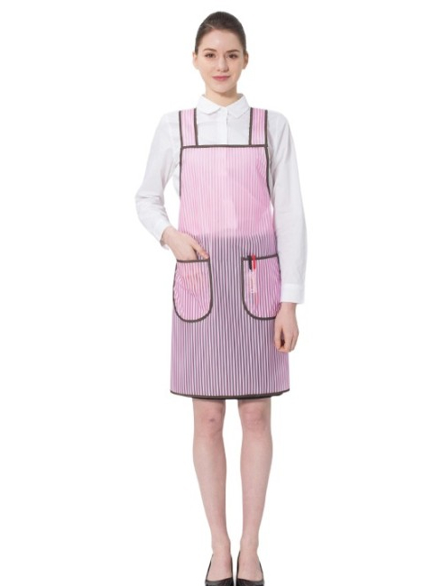 스트라이프 기능성 우레탄 H형 방수 앞치마(소) 3color